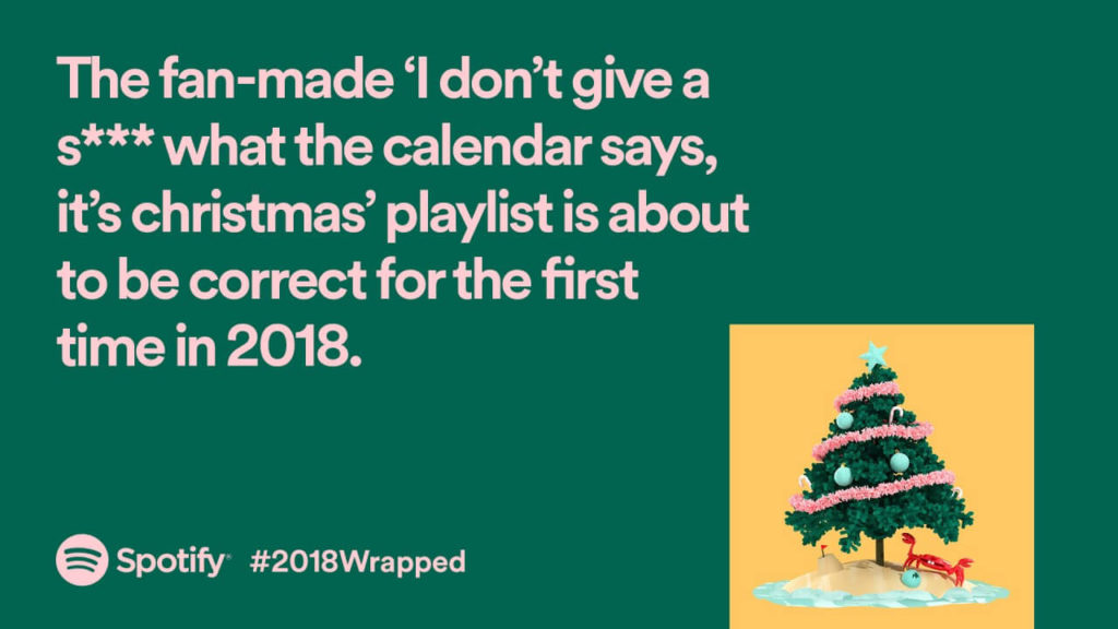 An example of Spotify's "Wrapped" billboard advertising campaign.